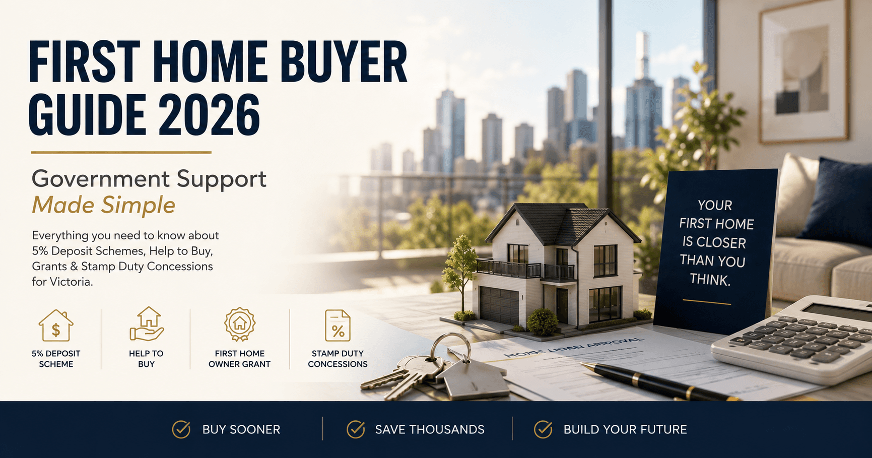 The Ultimate First Home Buyer Guide in Victoria (2026)